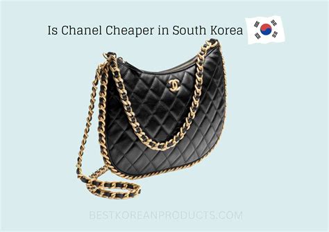 is chanel cheaper in korea